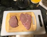 A picture of step 1 of Ladies rump steak with roasted vegetables.