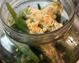 A picture of step 2 of Pickled Okra 2024 Easy Batch.