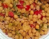 A picture of step 2 of White chana chaat ❤️.