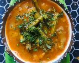 A picture of step 3 of Drumsticks Pumpkin cabbage Curry.