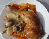 Foto del paso 5 de la receta: Trasero de pollo con patata panadera