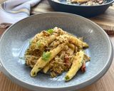 Burgonyás nudli sült savanyúkáposztával és baconnel recept fázis 3 fotója