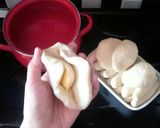 Foto langkah ke 4 dari resep Mpek Mpek Udang Rebon Simple.