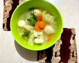 Foto langkah ke 8 dari resep Sop Sayur Isi Pentol dan Telur Puyuh.