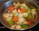 A picture of step 2 of Ox Cheek and Vegetable Soup.