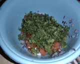 A picture of step 4 of Guacamole #charityrecipe.