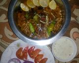 A picture of step 3 of Chana Tarka dall in dhaba style.