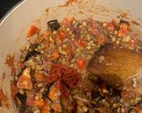 A picture of step 4 of Aubergine and chestnut ragu.