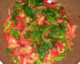 A picture of step 3 of Spinach with tomato paste (Salçalı Ispanak).