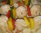 A picture of step 3 of Shrimp kebab.