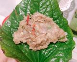 Hình bước làm 3 của món Rắn Hổ nướng lá ổi & lá lốt