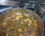 A picture of step 4 of Aloo meethi.