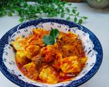 Foto langkah ke 4 dari resep Tahu Kerang Bumbu merah.