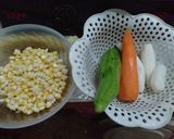 Hình bước làm 1 của món Rau củ quả xào thịt