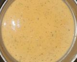 A picture of step 1 of Besan chilla Raita.