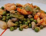 Foto del paso 6 de la receta: Menestra de verduras y gambones