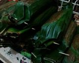 Foto langkah ke 4 dari resep Nasi bakar isi ayam dapur NitNot.