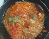 A picture of step 2 of Paneer green peas masala curry.