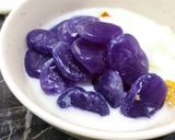 Foto langkah ke 4 dari resep Kolak 3 Warna - Kolang kaling, Mutiara & Roti Tawar.