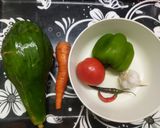 A picture of step 1 of Thai 'Som Tam' Green Papaya Salad.