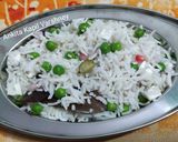 A picture of step 1 of Peas Pulao.