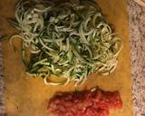 A picture of step 1 of Calabacitas con Queso.