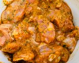 A picture of step 3 of Fried Chicken Kabab (Bangalore style).