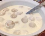A picture of step 8 of Fresco style dahi baray.