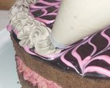 Foto langkah ke 9 dari resep Kunafa Strawberry Cake.