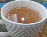 A picture of step 12 of Missal Pav with Cinnamon Ginger Tea.
