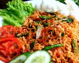 Foto langkah ke 7 dari resep Ifu mie goreng telur 🍝.