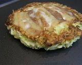 A picture of step 10 of Our Family's Recipe For Fluffy Light Okonomiyaki with Tofu.