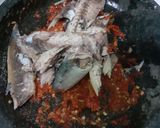 Foto langkah ke 4 dari resep Sambel cuek kukus.