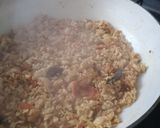A picture of step 3 of Chicken qeema Aloo.