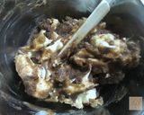 A picture of step 1 of Creme de Marron Pie with Chestnuts Simmered in Inner Skins and Cream Cheese.