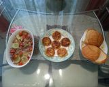 A picture of step 9 of Sunday Burger with Butter Tossed Veggies.