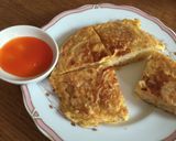 Hình bước làm 5 của món Xôi trứng áp chảo