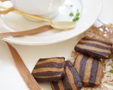 A picture of step 17 of Slightly Bitter Chocolate & Coffee Cookies.