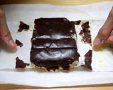 A picture of step 5 of Smooth Chocolate Truffle and Cheese Cubes.