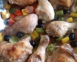 A picture of step 6 of Vickys Mediterranean-Style Roast Chicken & Veg, GF DF EF SF NF.