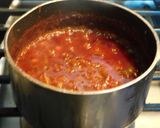 A picture of step 4 of Schezwan sauce.