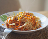 Foto del paso 7 de la receta: Noodles con pollo y zanahoria