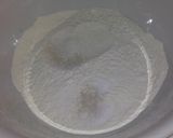 A picture of step 1 of Homemade Artisan Bread.