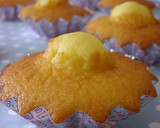 A picture of step 6 of Easy Madeleines with Belly Buttons.