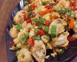 Foto langkah ke 9 dari resep Cumi Cabe Garam.