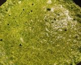 A picture of step 2 of Oat Bran and Spinach Galette.