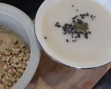 รูปขั้นตอนการทำที่ 3 ของ Job's Tears & Raw White Sesame Milk นมลูกเดือยงาขาวงอก 🌱
