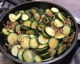 Une image de l'étape 9 de Bœuf épicé aux courgettes, oignons et persil.