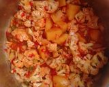 A picture of step 4 of Spicy Allu  Ghobi Recipe.