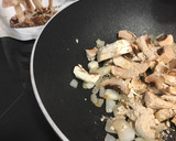 Foto del paso 1 de la receta: Espaguetis con jamón y champiñones
